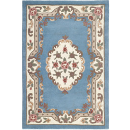 Origins Shensi Blue Wool Rug 75 x 150cm - thumbnail 1