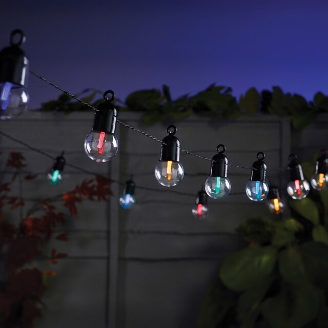 The Solar Company 40 Festoon String Lights - Multi