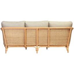 Desser Furniture Royal 3 Seater Roma Sage Rattan Sofa - thumbnail 4