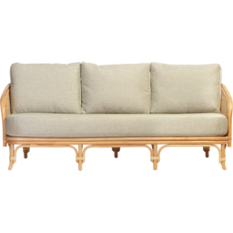Desser Furniture Royal 3 Seater Roma Sage Rattan Sofa - thumbnail 3