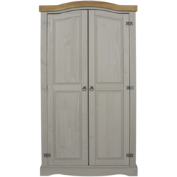 Core Products Corona 2 Door Grey Wardrobe - thumbnail 3