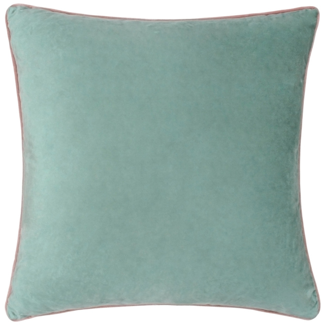 Paoletti Meridian Mineral Blush Velvet Cushion - image 1