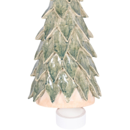 Glazed Green Leaf Tree Decoration - thumbnail 4