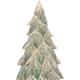 Glazed Green Leaf Tree Decoration - thumbnail 3