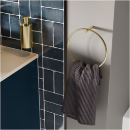 Bathstore Wharton 2 Door Blue Wall Hung Basin Unit 610mm - thumbnail 4