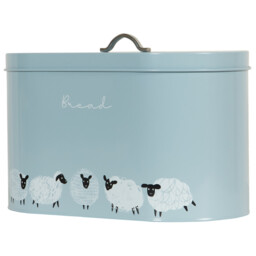 Highland Flock Grey Oval Bread Bin - thumbnail 2