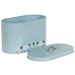 Highland Flock Grey Oval Bread Bin - thumbnail 4