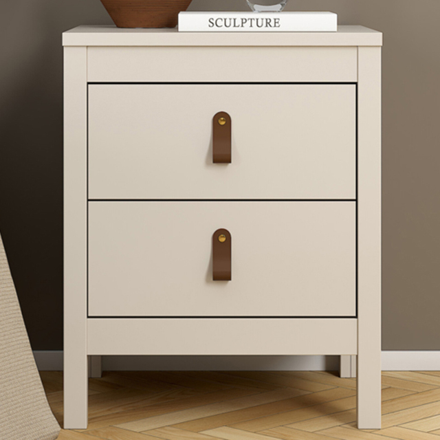 Florence Barcelona Cashmere 2 Drawer Bedside Table - image 1