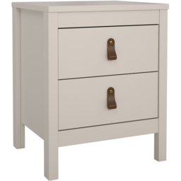 Florence Barcelona Cashmere 2 Drawer Bedside Table - thumbnail 2