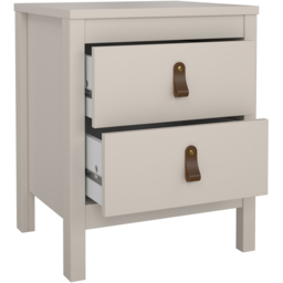Florence Barcelona Cashmere 2 Drawer Bedside Table - thumbnail 3