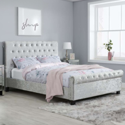 Sienna Grey King Size Bed Frame - thumbnail 1