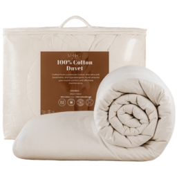 MHG Living White Double All Seasons Cotton Duvet 10.5 Tog