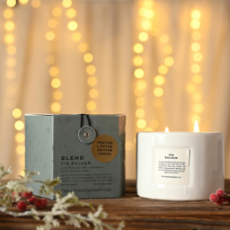 The Christmas Gift Co Blend Fir Balsam Scented Candle - thumbnail 2