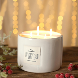 The Christmas Gift Co Blend Fir Balsam Scented Candle - thumbnail 4