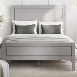 Bay King Size Cement Grey Bed Frame - thumbnail 1