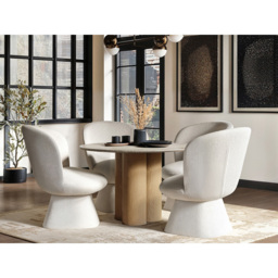 SOLACE+CO Deko Aiko Beige 4 Seater Dining Set - thumbnail 4