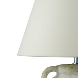 Alba Cream Fabric Shade Gold Urn Table Lamp - thumbnail 4