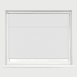 Caecus Straight Edge Roller Blind White 90cm