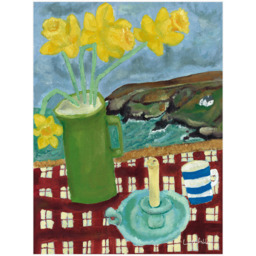 Laura Ashley A Cornish View Black Frame Wall Art 40 x 50cm - thumbnail 4