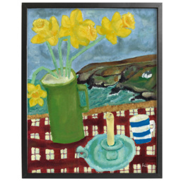 Laura Ashley A Cornish View Black Frame Wall Art 40 x 50cm