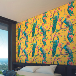 Origin Murals Exotic Jungle Leaves Green Wall Mural - thumbnail 1