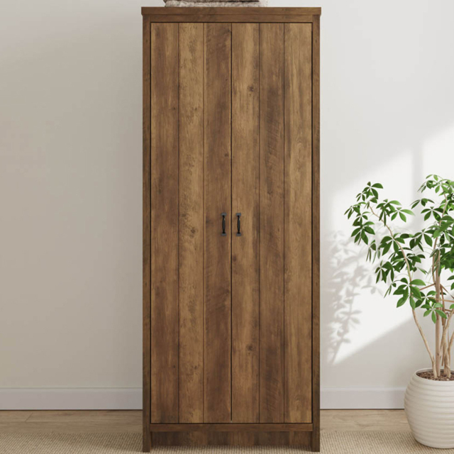 GFW Boston 2 Door Knotty Oak Wardrobe - image 1