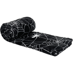 Spiderweb Friends and Family Throw Black - thumbnail 3