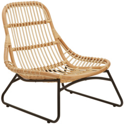 Premier Housewares Manado Relax Natural Rattan Chair - thumbnail 2