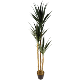 Leaf Triple Yukka Tree Tropical Artificial Plant in Pot 170cm - thumbnail 1