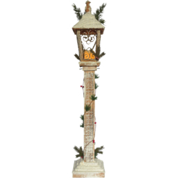 Sleigh Bells Ring Multicolour Snowy Flicker Candle Christmas Lantern - thumbnail 4