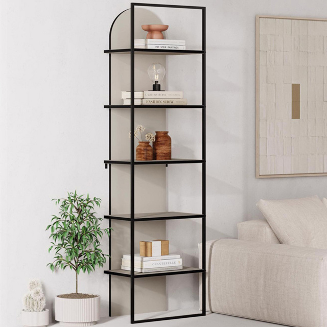 FWStyle Archy Sandstone 5-Tier Two Tone Bookcase - image 1