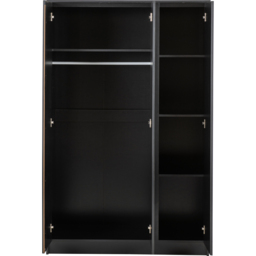 Seconique Malvern 3 Door Black Wardrobe - thumbnail 4