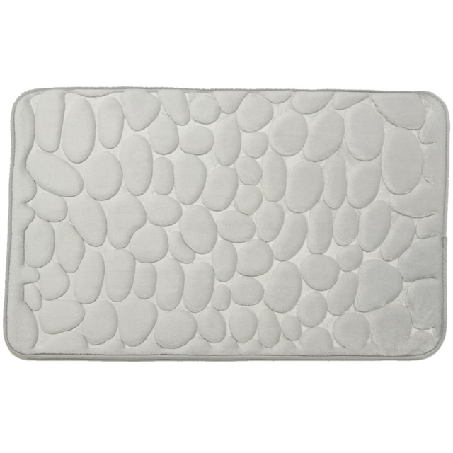 Silver Pebble Bath and Pedestal Mat Set - image 1