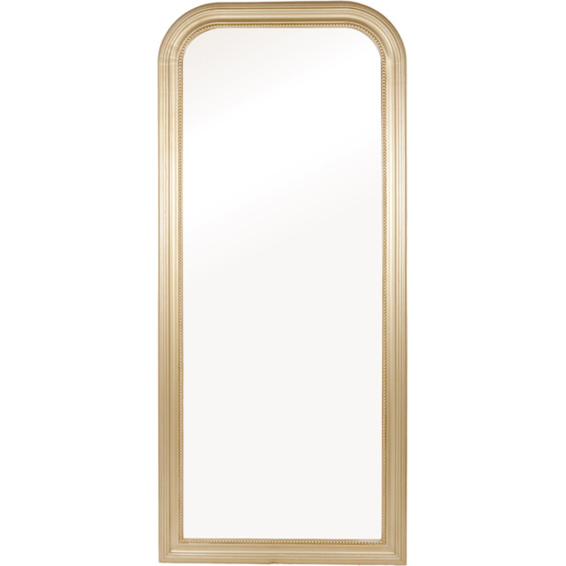 Antique Beaded Lean-To Mirror Gold - image 1