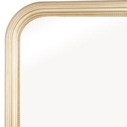 Antique Beaded Lean-To Mirror Gold - thumbnail 4