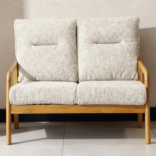 Desser Dubai 2 Seater Light Oak Natural Rattan Farrow Sofa - image 1