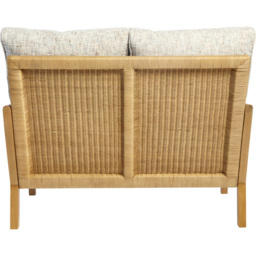 Desser Dubai 2 Seater Light Oak Natural Rattan Farrow Sofa - thumbnail 4