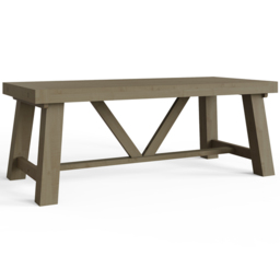 FWStyle Saltash Reclaimed Pine Dining Table - thumbnail 2