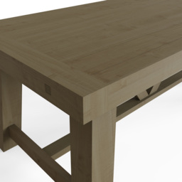 FWStyle Saltash Reclaimed Pine Dining Table - thumbnail 3