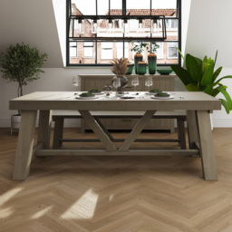 FWStyle Saltash Reclaimed Pine Dining Table
