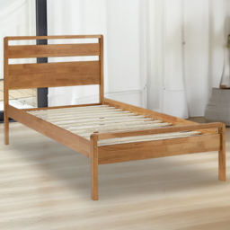 Skandi Single Mid Oak Bed Frame - thumbnail 1