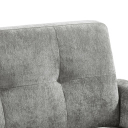 Julian Bowen Monza 2 Seater Dove Fabric Sofa Bed - thumbnail 4