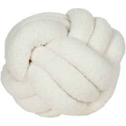 Divante Ivory Knot Boucle Cushion 30 x 30cm - thumbnail 1