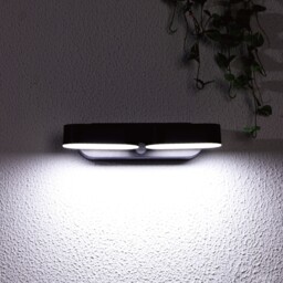 Rotatable Dual Sensor Security Light Black - thumbnail 2