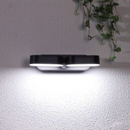 Rotatable Dual Sensor Security Light Black - thumbnail 1