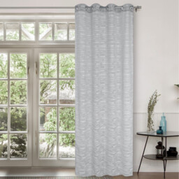 Block Faux Linen Voile Grey - thumbnail 1
