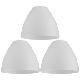 ValueLights Fusion Glass Bowl Shaped Shade 3 Pack