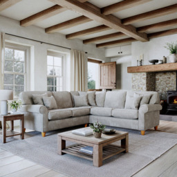 Sinatra Glory Beige 5 Seater Left Hand Corner Sofa - thumbnail 3