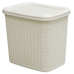 JVL Loop 10L White Storage Basket