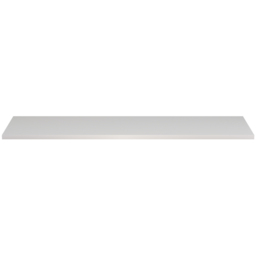 Homebase 90cm Matt White Melamine Shelf 2 Pack - thumbnail 4